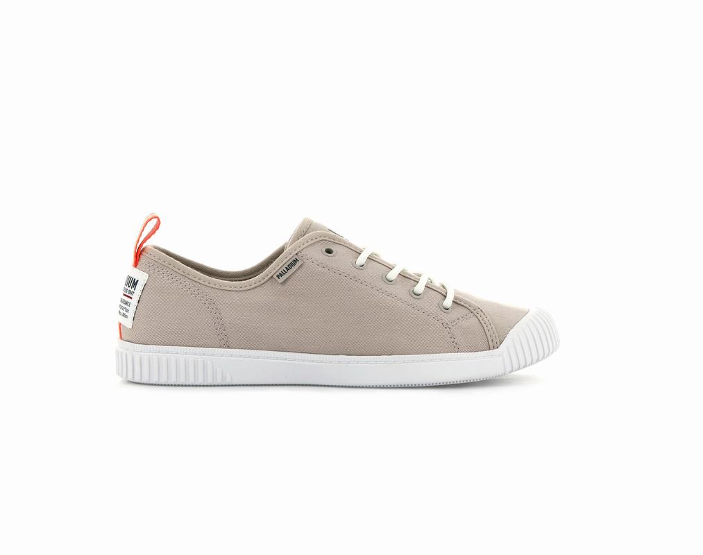 Zapatos Palladium Easy Lace Canvas Bajas Mujer - Kaki ||BUKT-36810||